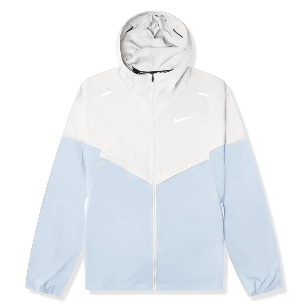 Nike Repel Packable Windrunner Jacket White Blue