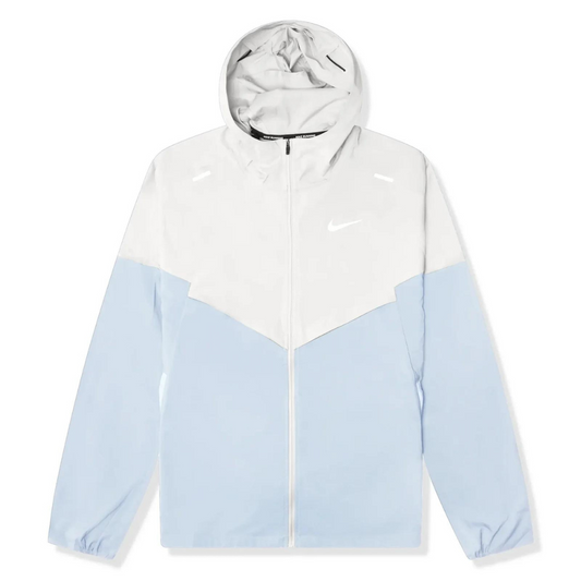 Nike Repel Packable Windrunner Jacket White Blue